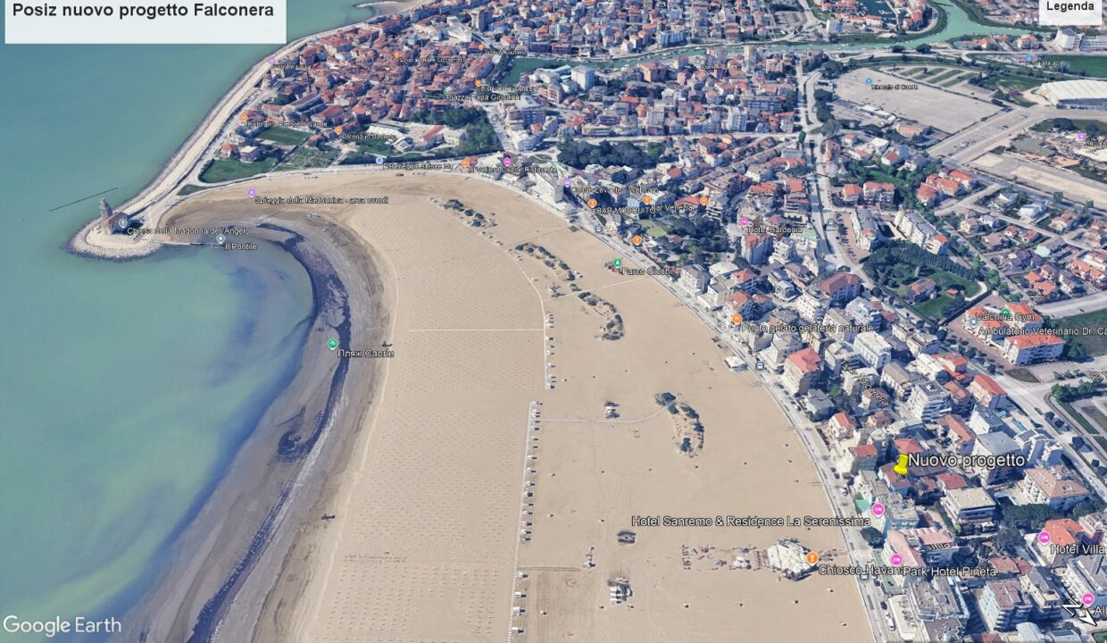Posizione nuovo progetto viale Falconera Caorle 2